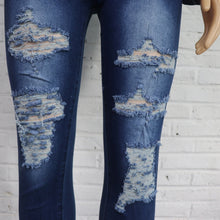 Load image into Gallery viewer, African mom jeans suit stretch jeans ripped old quality