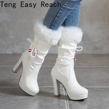Load image into Gallery viewer, Fashion Female Thick bottom Knee-length boots