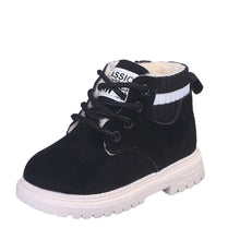 Load image into Gallery viewer, Children Casual Shoes Autumn Winter Martin Boots Boys Shoes Fashion Leather Soft Antislip Girls Boots 21-30 Sport Running Shoes - nevaehshalo