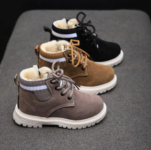 Load image into Gallery viewer, Children Casual Shoes Autumn Winter Martin Boots Boys Shoes Fashion Leather Soft Antislip Girls Boots 21-30 Sport Running Shoes - nevaehshalo