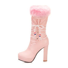Load image into Gallery viewer, Fashion Female Thick bottom Knee-length boots