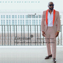 Load image into Gallery viewer, Classic Plaid Slim Fit Men & Women Suit One Button Shawl Lapel Casual 2 Pieces Set