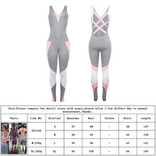 Load image into Gallery viewer, Yoga Set Jogging Femme Sexy Back Cutout Crossover Fitness Clothing