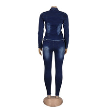 Load image into Gallery viewer, African mom jeans suit stretch jeans ripped old quality