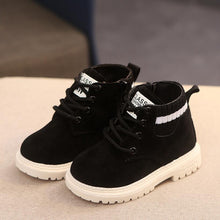 Load image into Gallery viewer, Children Casual Shoes Autumn Winter Martin Boots Boys Shoes Fashion Leather Soft Antislip Girls Boots 21-30 Sport Running Shoes - nevaehshalo