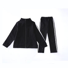 Load image into Gallery viewer, Girls + Boys Long-sleeved Teenage Jacket+Pants 2pcs Sets