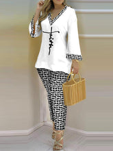 Load image into Gallery viewer, Spring And Summer New Women's Suit Fashion Sexy V-neck
