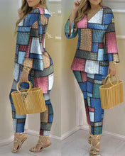 Load image into Gallery viewer, Spring And Summer New Women's Suit Fashion Sexy V-neck