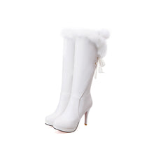 Load image into Gallery viewer, Fashion Women Winter Boots Thick High Heel