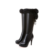 Load image into Gallery viewer, Fashion Women Winter Boots Thick High Heel