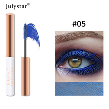 Load image into Gallery viewer, Cream Waterproof Anti Sweat Not Dizzy Dye Slender Long Curl Warped Thick Color Mascara
