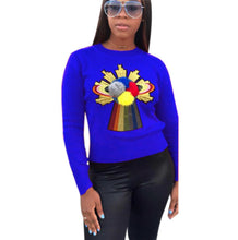 Load image into Gallery viewer, Patch hair ball sweater top
