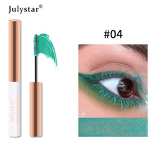 Load image into Gallery viewer, Cream Waterproof Anti Sweat Not Dizzy Dye Slender Long Curl Warped Thick Color Mascara
