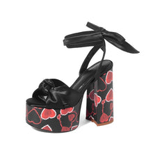 Load image into Gallery viewer, Ultra High Heel Sandals Waterproof Platform Thick Heel Women&#39;s Shoes
