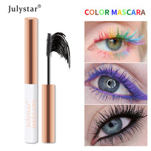 Load image into Gallery viewer, Cream Waterproof Anti Sweat Not Dizzy Dye Slender Long Curl Warped Thick Color Mascara
