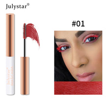 Load image into Gallery viewer, Cream Waterproof Anti Sweat Not Dizzy Dye Slender Long Curl Warped Thick Color Mascara
