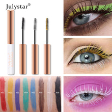 Load image into Gallery viewer, Cream Waterproof Anti Sweat Not Dizzy Dye Slender Long Curl Warped Thick Color Mascara
