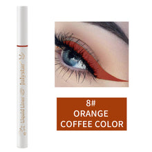 Load image into Gallery viewer, Soft Tip Color Eyeliner Waterproof Durable Liquid Eyeliner White Eyeliner Pencil Very Fine Liquid Eyeliner Pen
