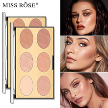 Load image into Gallery viewer, Wet And Dry Matte Multi-Function Six Color Nose Shadow Silhouette High Gloss Powder Oil Waterproof Durable Honey Powder
