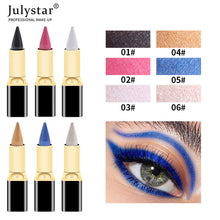 Load image into Gallery viewer, New Colorful Easy Coloring Non Staining Eyeliner Waterproof Non Fading Eyeliner Paste Pen
