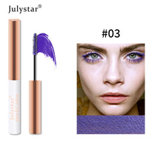 Load image into Gallery viewer, Cream Waterproof Anti Sweat Not Dizzy Dye Slender Long Curl Warped Thick Color Mascara
