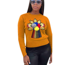 Load image into Gallery viewer, Patch hair ball sweater top
