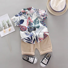 Load image into Gallery viewer, Fashion Baby Boy Summer Casual Clothes Set Top Shorts 2PCS
