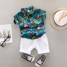 Load image into Gallery viewer, Fashion Baby Boy Summer Casual Clothes Set Top Shorts 2PCS
