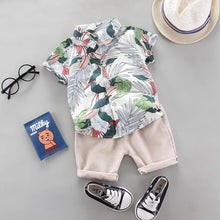 Load image into Gallery viewer, Fashion Baby Boy Summer Casual Clothes Set Top Shorts 2PCS
