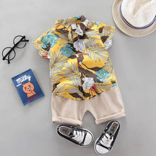 Load image into Gallery viewer, Fashion Baby Boy Summer Casual Clothes Set Top Shorts 2PCS
