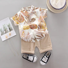 Load image into Gallery viewer, Fashion Baby Boy Summer Casual Clothes Set Top Shorts 2PCS
