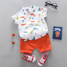 Load image into Gallery viewer, Fashion Baby Boy Summer Casual Clothes Set Top Shorts 2PCS
