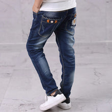 Load image into Gallery viewer, Boys Jeans Classic Pants Denim Casual
