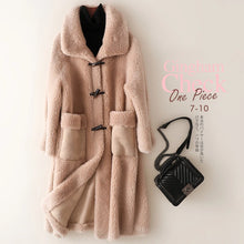 Load image into Gallery viewer, Real Fur Coat High Quality  New Long Sheep Shearling Women Winter Jackets Wool
