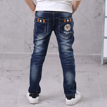 Load image into Gallery viewer, Boys Jeans Classic Pants Denim Casual
