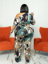 Load image into Gallery viewer, Plus Size Jumpsuit Women Summer Clothes Short Sleeve Jumpsuits with Sash Streetwear 5xl Jumpsuits Wholesale Bulk Dropshipping
