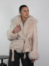 Load image into Gallery viewer, Classical Double Faced Fur Lined Jackets For Women Fox Fur Collar
