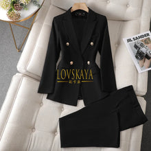 Load image into Gallery viewer, White small suit feminine temperament casual niche professional coat formal dress spring and autumn new styles
