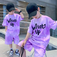 Load image into Gallery viewer, New Boys Summer Quick-dry Suit  Boy Short Sleeve TShirt + Shorts Two-piece
