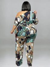 Load image into Gallery viewer, Plus Size Jumpsuit Women Summer Clothes Short Sleeve Jumpsuits with Sash Streetwear 5xl Jumpsuits Wholesale Bulk Dropshipping
