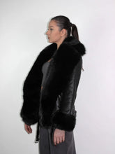 Load image into Gallery viewer, Classical Double Faced Fur Lined Jackets For Women Fox Fur Collar
