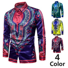 Load image into Gallery viewer, Africa Clothing Men&#39;s Shirt Print Bazin African
