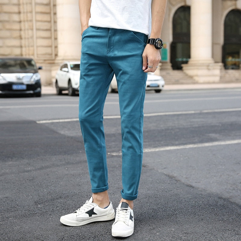 MRMT  Brand New Casual Men's Trousers Stretch Men Trousers Pants for Male Skinny Small Feet Man Trouser Pant Mens Clothing - nevaehshalo