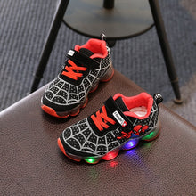 Load image into Gallery viewer, 1-14 Years Old Luminous Sneakers Boy Girl Cartoon LED Light Up Shoes Glowing with Light Kids Shoes Children Led Sneakers Brand - nevaehshalo
