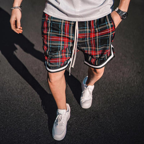 Summer Shorts Men Hip Hop Men Shorts Loose Fitness Bodybuilding Short Pants Streetwear Men's Clothing Beach Casual Men Shorts - nevaehshalo