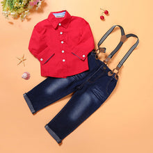 Load image into Gallery viewer, Boy Clothing Sets T-shirt+Jeans - nevaehshalo
