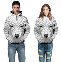 Load image into Gallery viewer, 3D digital printing with hat  clothing men and women models hooded sweater - nevaehshalo
