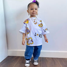 Load image into Gallery viewer, Boys And Girls Fashion Printed Letter T-Shirt In Style - nevaehshalo
