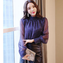 Load image into Gallery viewer, Blouse Women Long Sleeved Shirt Female Fashion - nevaehshalo
