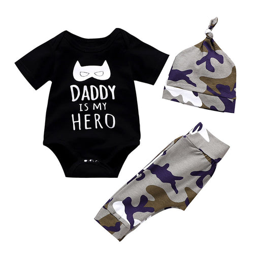 Boy 3 Piece Cartoon Print - nevaehshalo